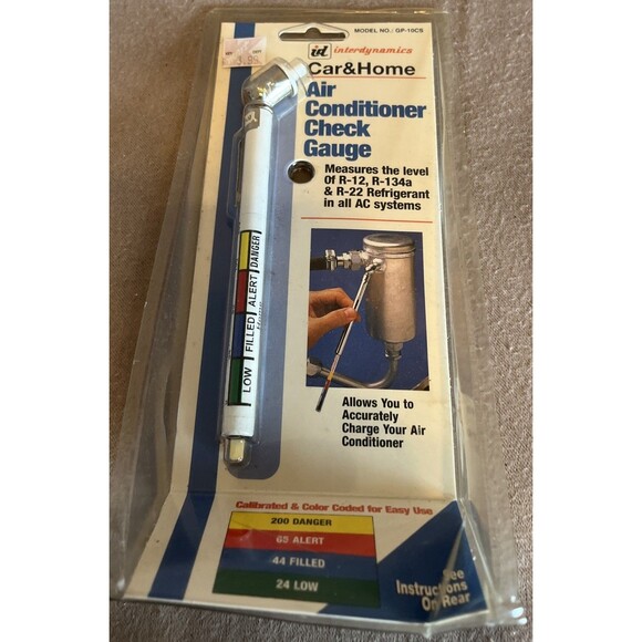 NEW VTG NOS Interdynamics Car Home Air Conditioner Check Gauge Model GTH-10CS - Picture 8 of 9